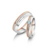 Hearts in Harmony collection – platinum bands rings for couples in UAE
