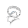 Everlasting Promises collection – platinum couple rings in UAE symbolizing enduring love