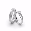 Platinum Engagement And Wedding Ring Set – Looped In Love Design